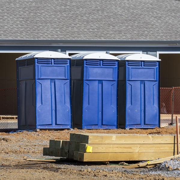 how can i report damages or issues with the porta potties during my rental period in Rock Island TX